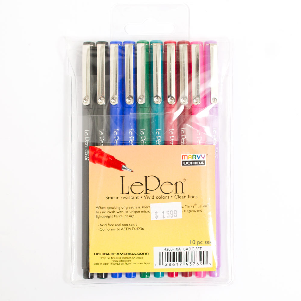 Basic, Le Pen, Color Set, 10 Piece